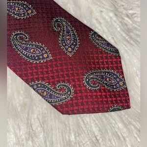 Nordstrom Red Paisley Tie